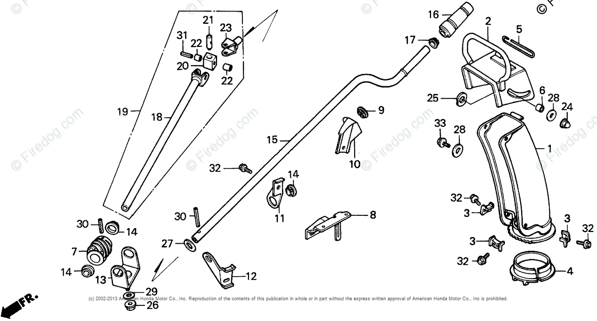 honda hs70 snowblower ordering parts