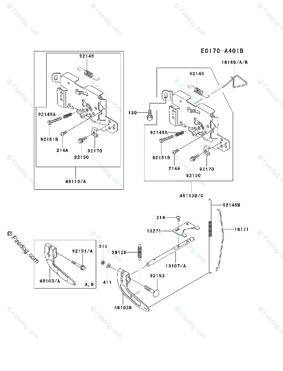 Kawasaki 4 Stroke Engine FH680V OEM Parts Diagram for CONTROL-EQUIPMENT