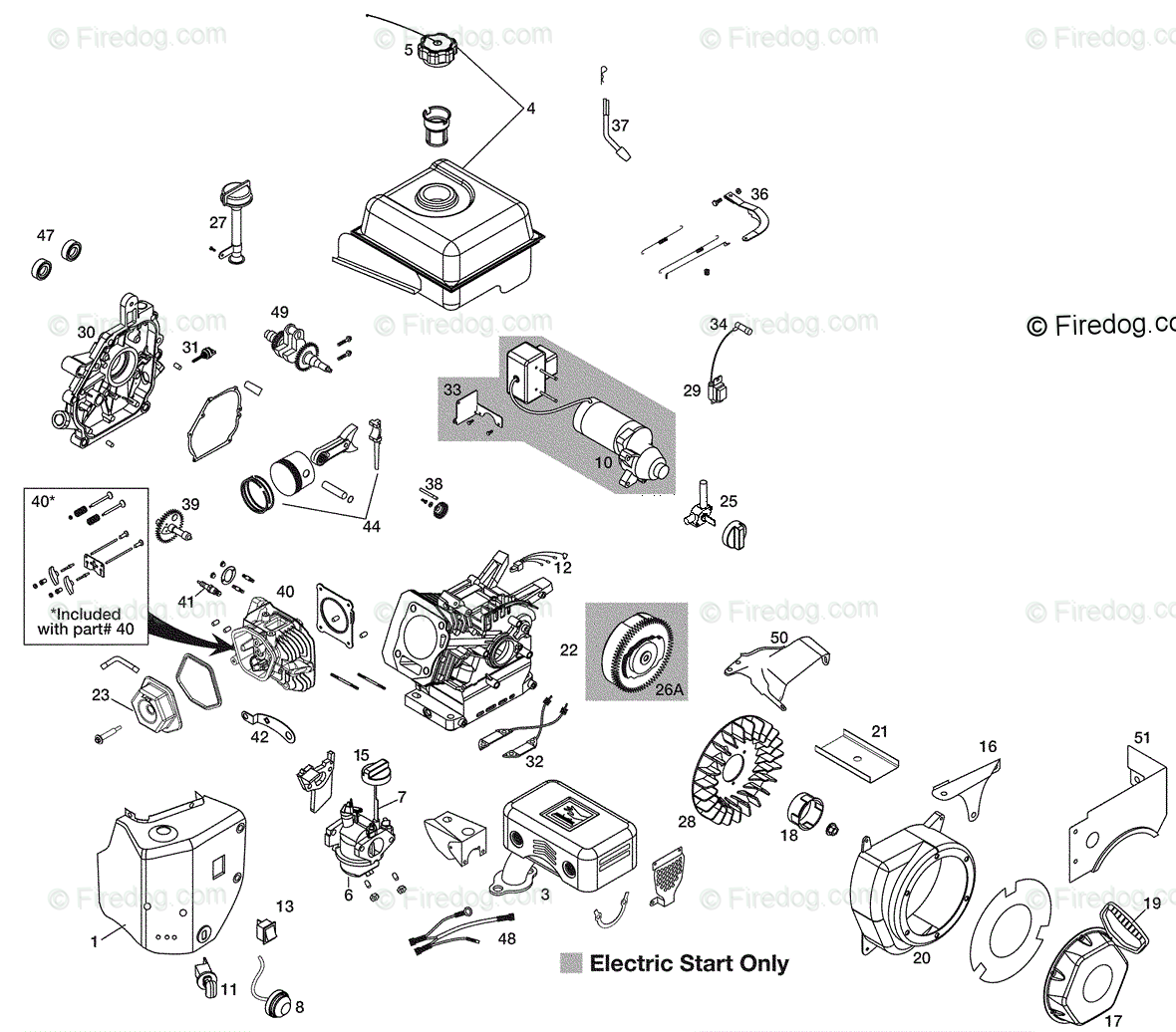 Husqvarna Snow Blower 12524 SB (96193004600) (2009-06) OEM Parts