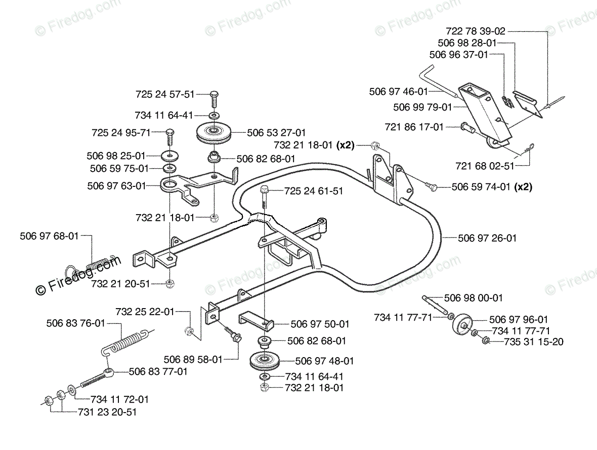 husqvarna rider 155 parts list