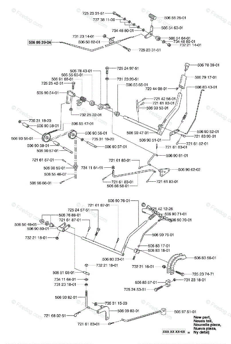 husqvarna 155 rider parts list