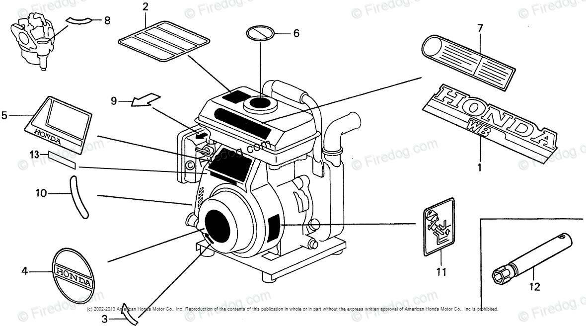 25 Honda Water Pump Parts Diagram - Wiring Database 2020