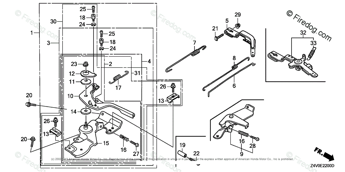 Honda Engines Engine GX OEM Parts Diagram for Control | Firedog.com