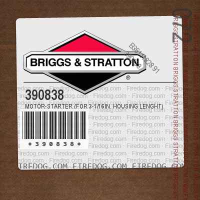 390838 Motor-Starter (For 3-1/16in. Housing Lenght)