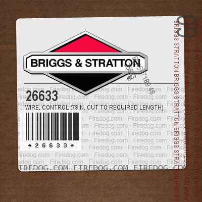 26633 Wire, Control (78in. Cut To Required Length)