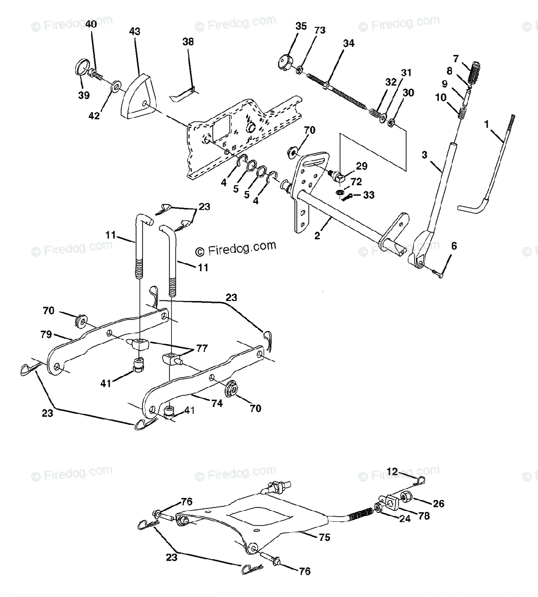 Husqvarna Ride Mower GTH 2548 B (954572004) (2004-02) OEM Parts