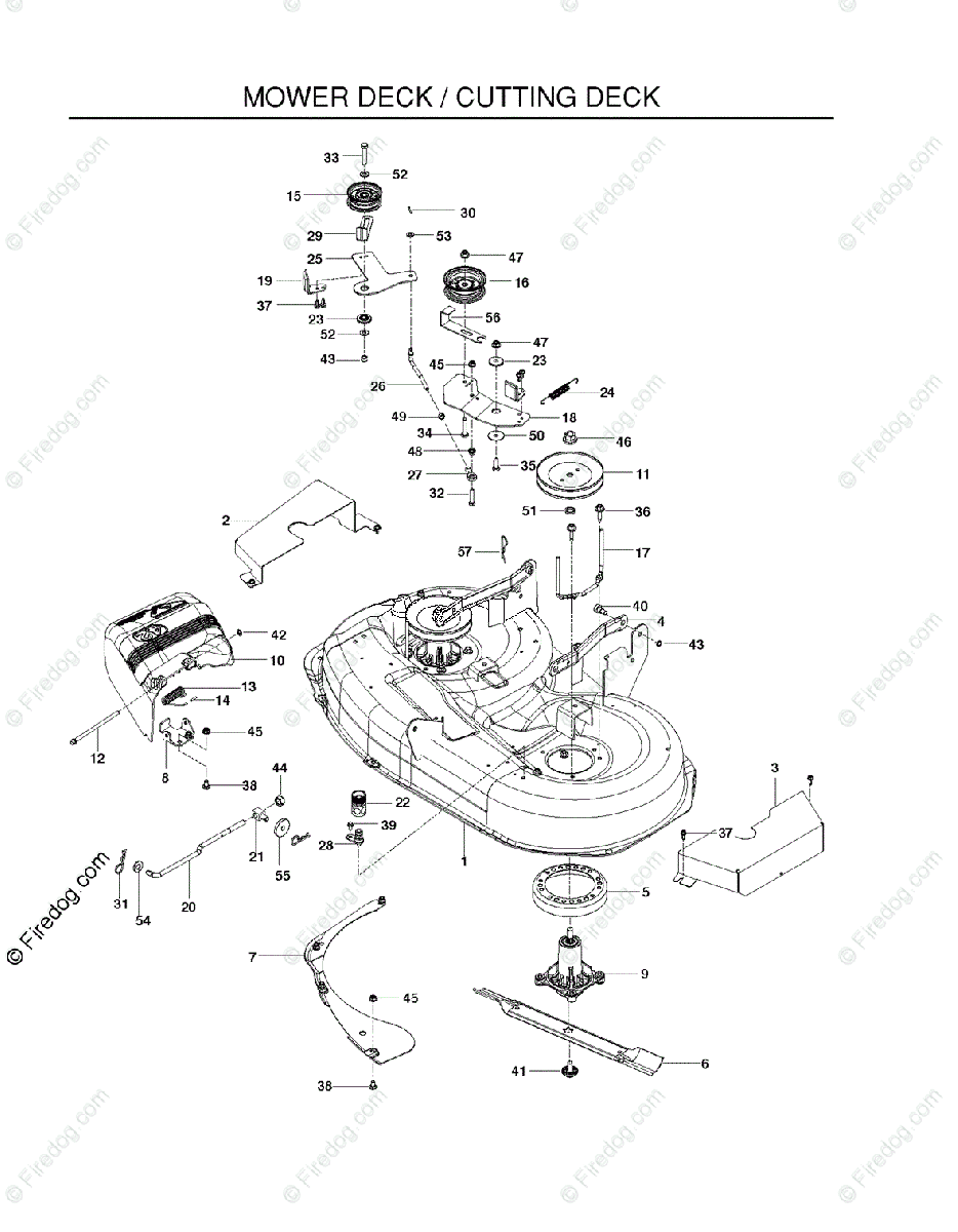 Husqvarna rz4219 outlet deck belt